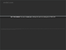 Tablet Screenshot of endel.com